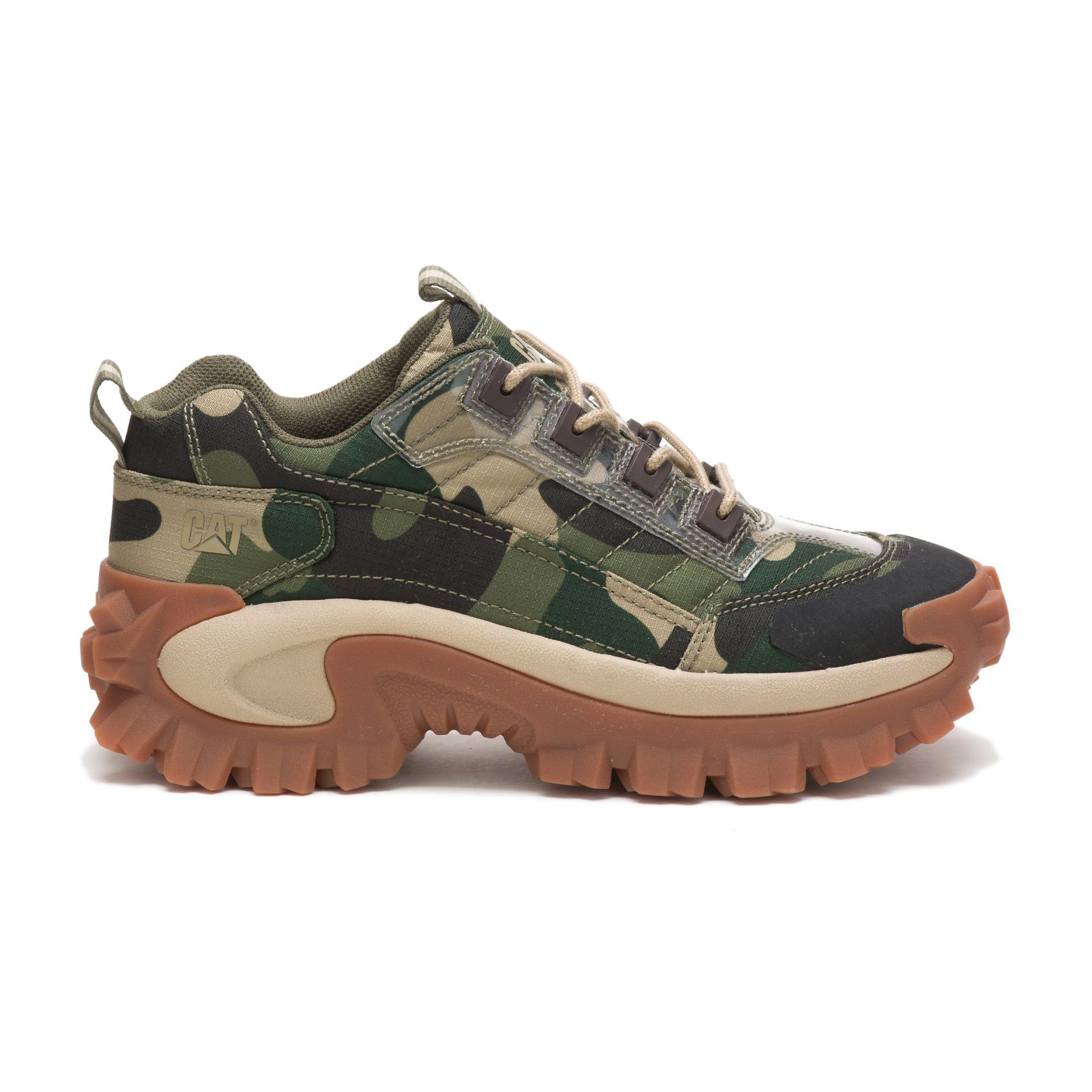 Caterpillar Shoes Online - Caterpillar Intruder Mens Casual Shoes Camo (302516-KYT)